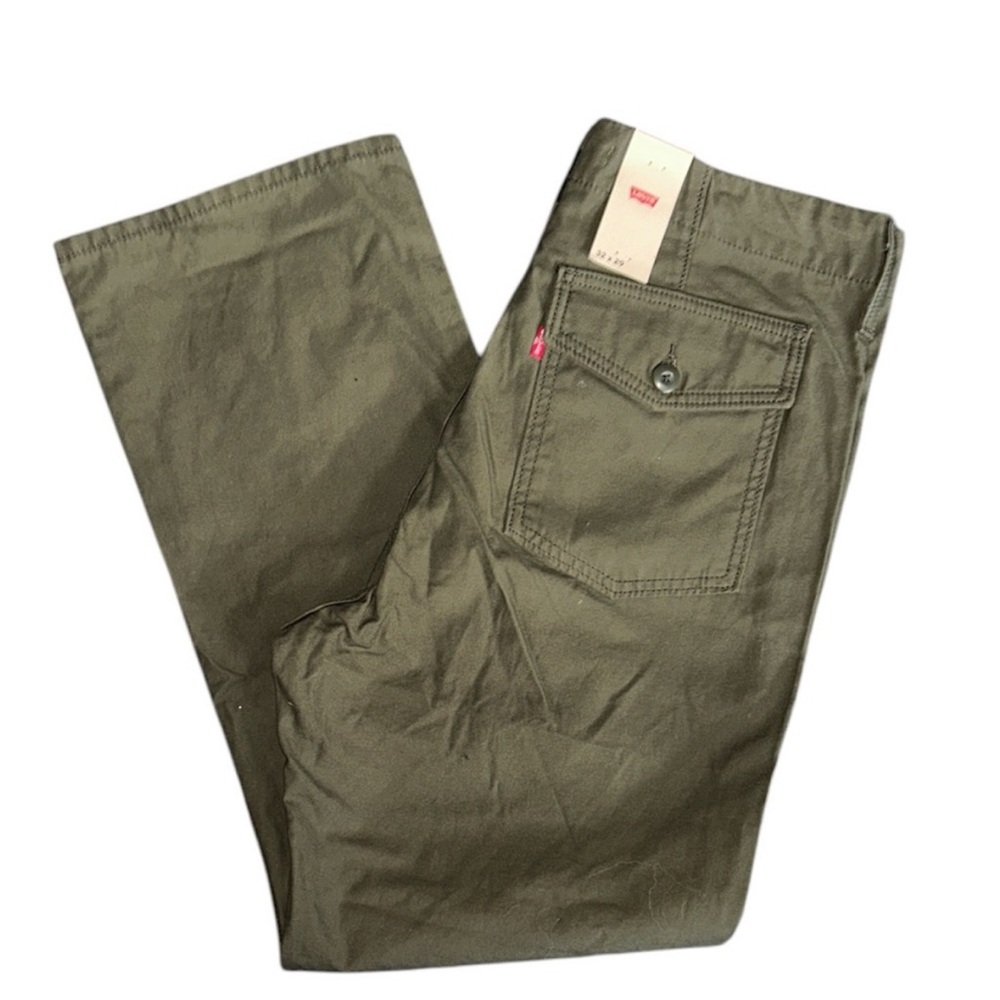 Levi's Olive Night Ribcage High Rise Jeans - Picture 3 of 5